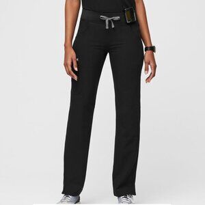 FIGs Black Kade Cargo Scrub Pants - Small Petite